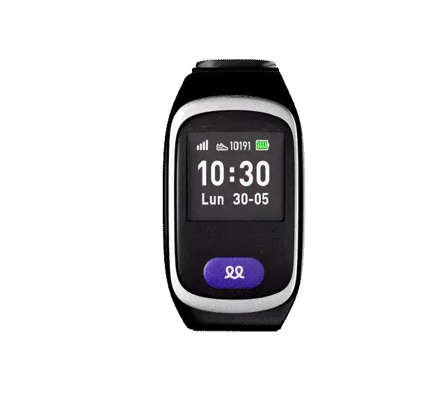 Reloj de teleasistencia para personas mayores