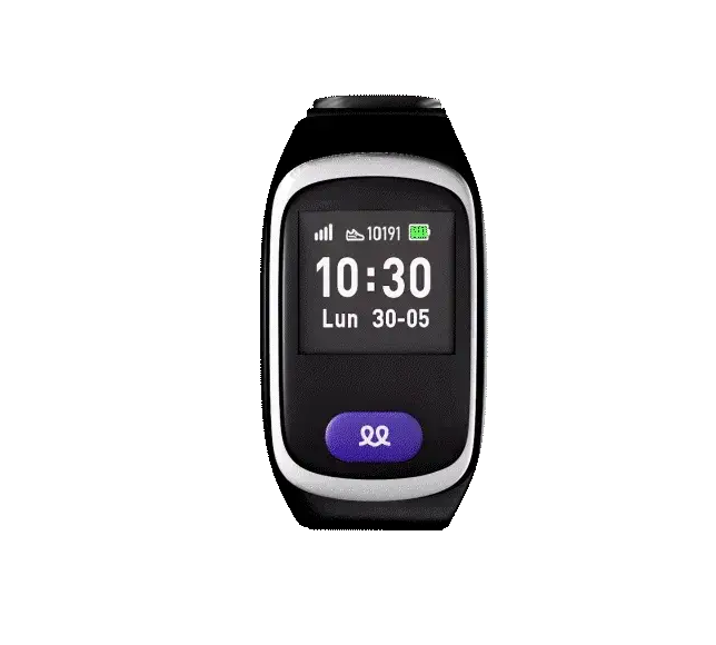 Reloj de teleasistencia para personas mayores