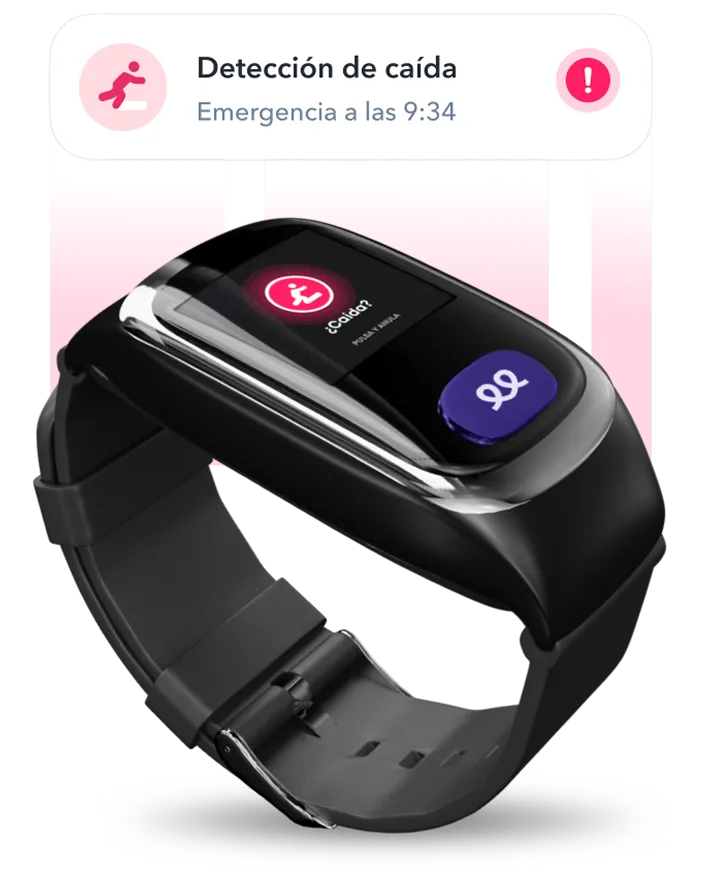 reloj durcal detectando caida