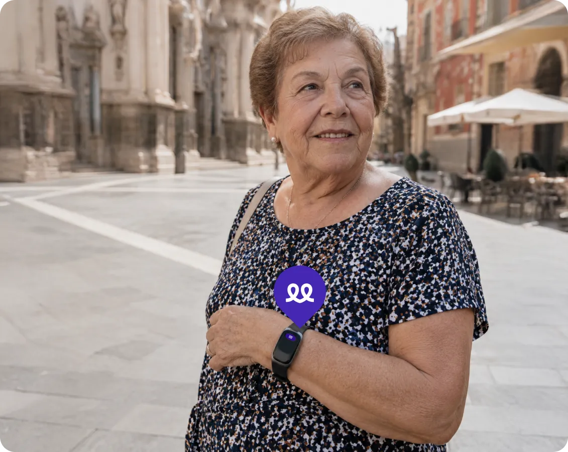 Mujer mayor usando Durcal en Murcia