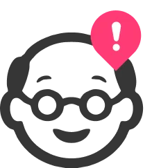 Icono señor mayor que ha tenido una emergencia