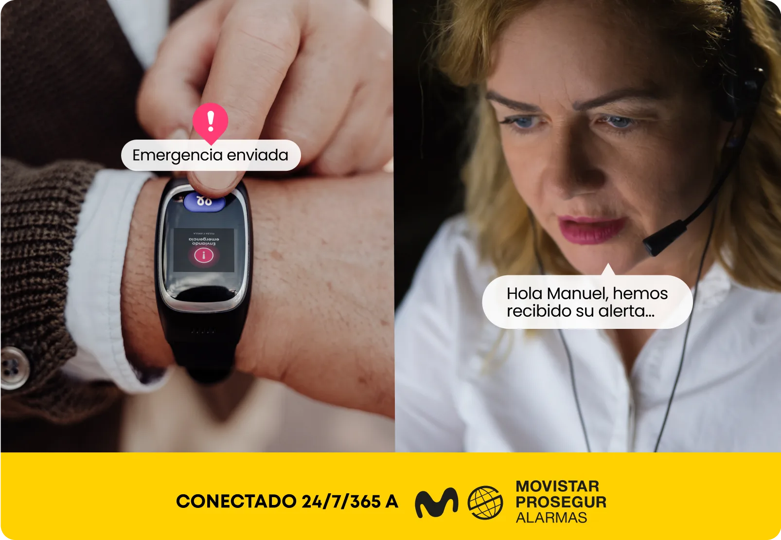 Persona mayor con reloj Durcal