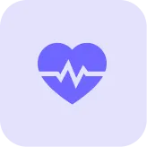 icono corazon con pulso