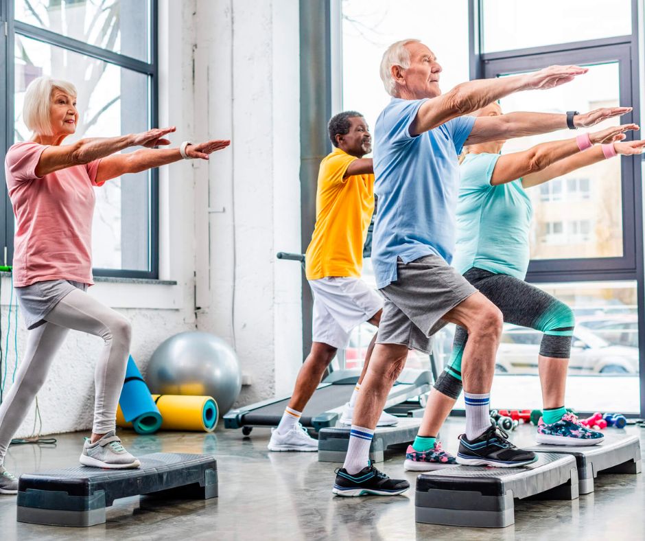 Ejercicios para recuperar masa muscular en personas mayores