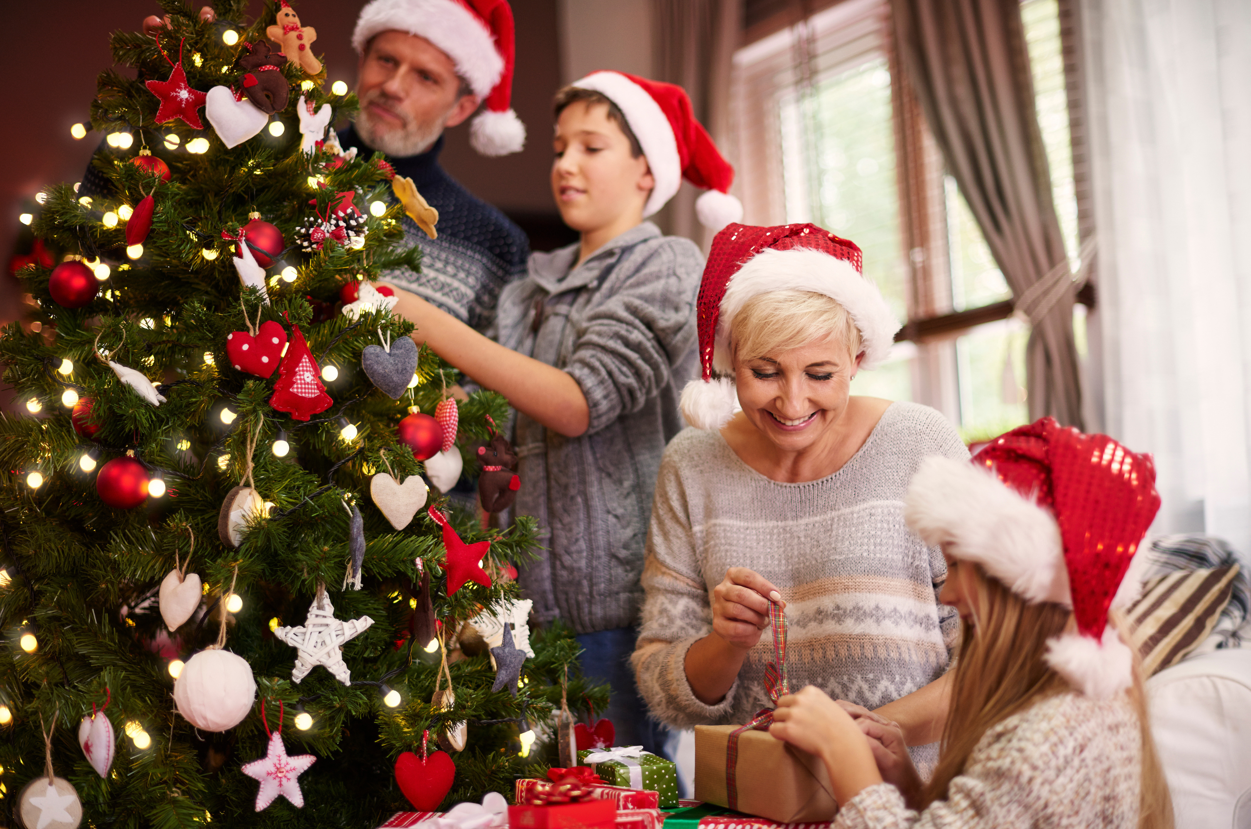 ideas para foto de navidad en familia 