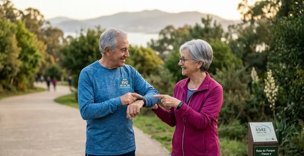 Rutinas de ejercicio suave y paseos: cuántos pasos debe dar una persona mayor al día